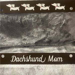 Dachshund license plate frame.